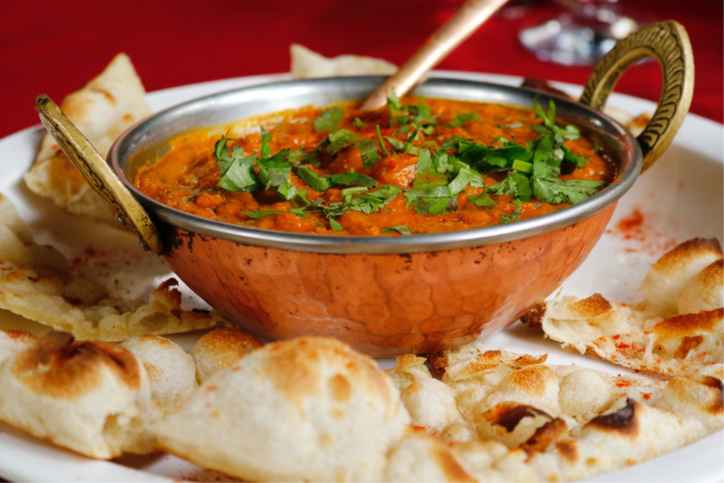 naan with curry